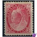 Canada 1899 SG155B 2c Rose-Carmine Die 1b Mount...