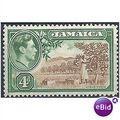 Jamaica 1938 SG127 4d Brown & Green Unmounted Mint