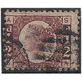 1870 SG48/9 1/2d Rose Plate 19 Good+ Used Check...