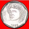 Ⰶ EFFIGY: BRAZIL ★ 25 CENTAVOS 1995! LOW START ...
