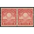 656, Mint NH 2¢ XF/Superb Coil Pair - PSE Grade...