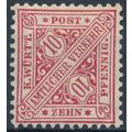 Official: 10p - Wurttemberg 1881 - NM H - MiNr ...