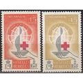 Nouvelles Hebrides 1963 Michel 198 - 199 Neuf *...