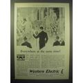 1930 Western Electric Public Address System Ad