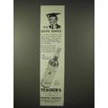 1935 Teacher's Scotch Ad - It's Quite Simple