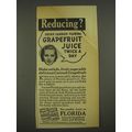 1936 Florida Citrus Commission Ad - Reducing?