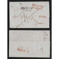 Italy Stampless 1843 Milano to Genoa