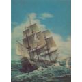 Long Tall Sailing Ship Disaster Sea Weather 3D ...