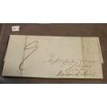 QV Quen Victoria 1835 GB Pre-Stamp Cover to War...