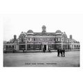 pu2908 - Doncaster - Men outside Waterdale Girl...