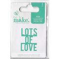 Cut & Make. Lots Of Love Die. Die Cutting Cardm...