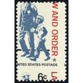1343, Mint NH 6¢ - Nice Misperforation Error - ...