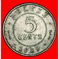 Ⰶ GREAT BRITAIN (1976-2022): BELIZE ★ 5 CENTS 1...