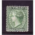 ST VINCENT 1885 SG 47 1/2d GREEN M / MINT #2
