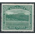 Dominica 1908 SG47 1/2d Blue-Green Mounted Mint...