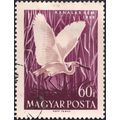 HUNGARY, BIRDS, Common Spoonbill, violet 1959, 60f