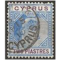 Cyprus 1904 SG65 2pi Blue & Purple Fine Used . ...