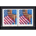 2913v 32c U.S. Flag Over Porch Very Fine MNH LG...