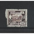 Burma.SG108 4a Elephant hauling log (Brown).Fin...