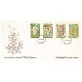 ASCENSION ISLAND 1985 WILD FLOWERS SET OF 4 ON ...