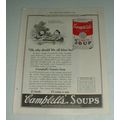 1922 Campbell's Tomato Soup Ad - Life all Labor Be