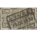 BELGIUM, RAIL, Coat of Arms in Oval, olive brow...