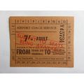 London Transport Airport Coach Service Ticket #1