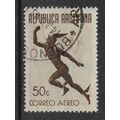 ARGENTINA REP 1940 AIR 50c BROWN MERCURY SG 690...