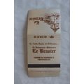 Matchbook Cover Le Brasier, Chemin du Crabbegat...