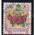 Lebanon 1978 Cherries 300p Overprinted Fine Use...