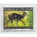 IVORY COAST 1979 ENDANGERED ANIMALS DUIKER YELL...