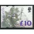 Sg1658 £10 Britannia fine used (bsc 6)