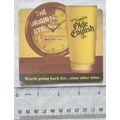 Beer Mat - Gaymers Old English Cider, joke on back