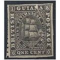 British Guiana 1863 SG43 1d Black MINT Filler (...