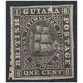 British Guiana 1863 SG43 1d Black MINT Filler (...