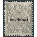 Swaziland 1889 SG4 1/2d Grey Mounted Mint . ..