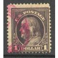 Used 423 $1 Benjamin Franklin Average S0198