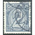 Germany 1922 - 2mk bluish grey- dienstmarke - used