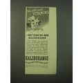 1940 Haliborange Halibut Liver Oil Ad - She sti...