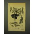 1947 Cartoon by George Reckas - Can't Believe I...