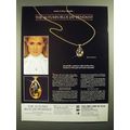 1987 The Danbury Mint The Autumn Blue Jay Pendant Ad
