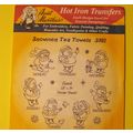 Aunt Martha's Iron Transfer 3951 Snowmen Tea To...