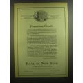 1945 Bank of New York Ad - Peacetime Credit