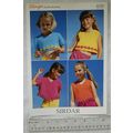 Vintage: Sirdar 4220 tops with flower edgings, ...