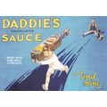 Daddies Favourite Sauce Ketchup Rare Advertising Postcard