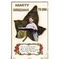 Christmas Hearty Greetings Church Altar Boy Pag...