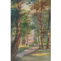 Christmas Trees Oilette Antique Greetings Gods ...