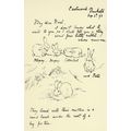 Beatrix Potter Victorian Letter of Peter Rabbit...