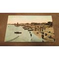 1910 fr postcard - Busy Beach / Sands scene - G...