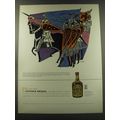 1960 Chivas Regal Scotch Ad - Woodcut of Robert...